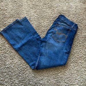 Women wrangler boot cut jeans
